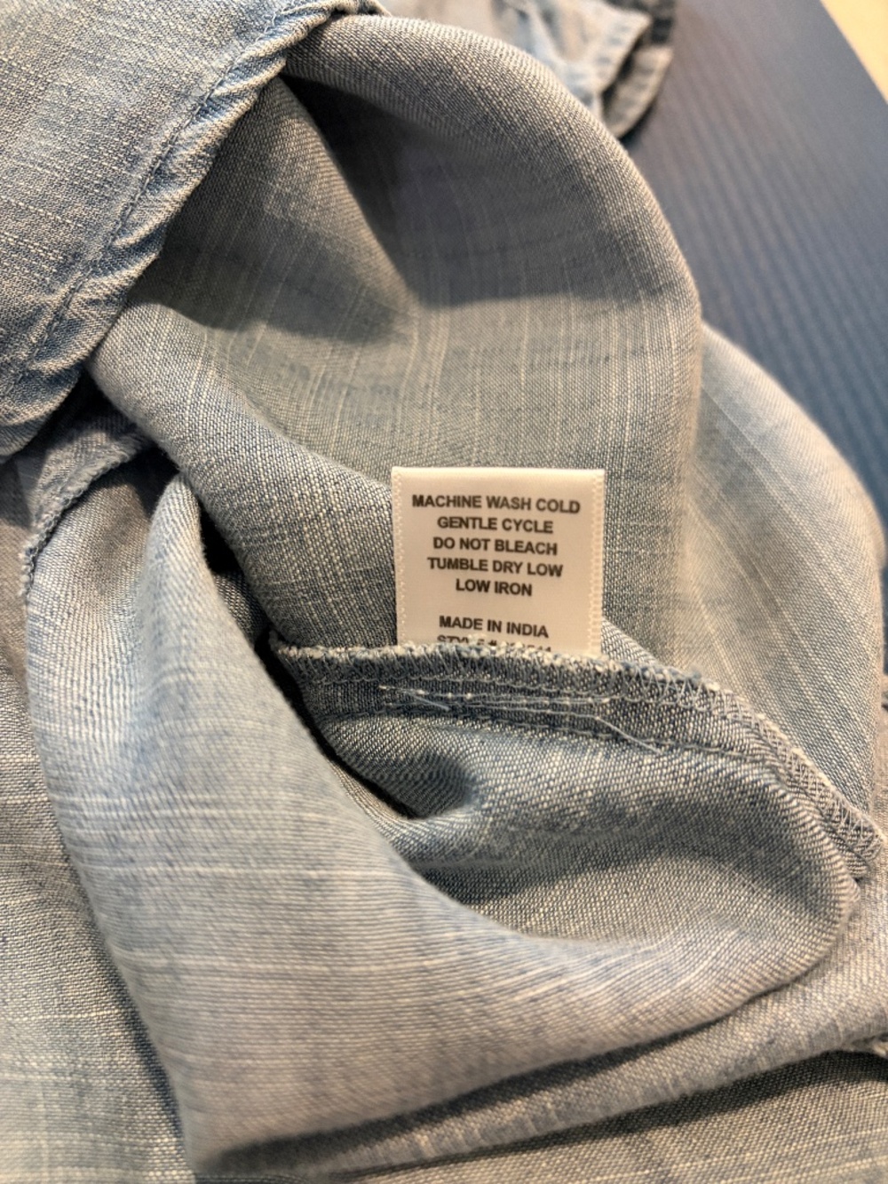 Chambray Boutique Blouse - Picture 7 of 7